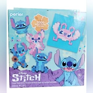 Perler Disney Stitch Fused Bead Kit 2000 Beads, Pegboard,Ironing Paper Brand New